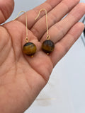 Boucles d’oreilles œil de tigre