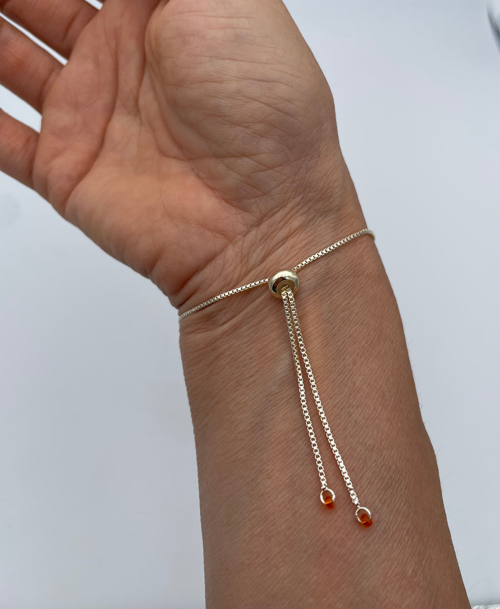 Bracelet ajustable cornaline