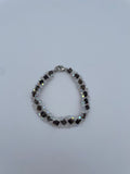 Bracelet cristal noir et blanc